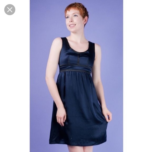 Proenza Schouler for Target Dresses & Skirts - Proenza Schouler for Target Silk Navy Blue Sleeveless Prom Dress